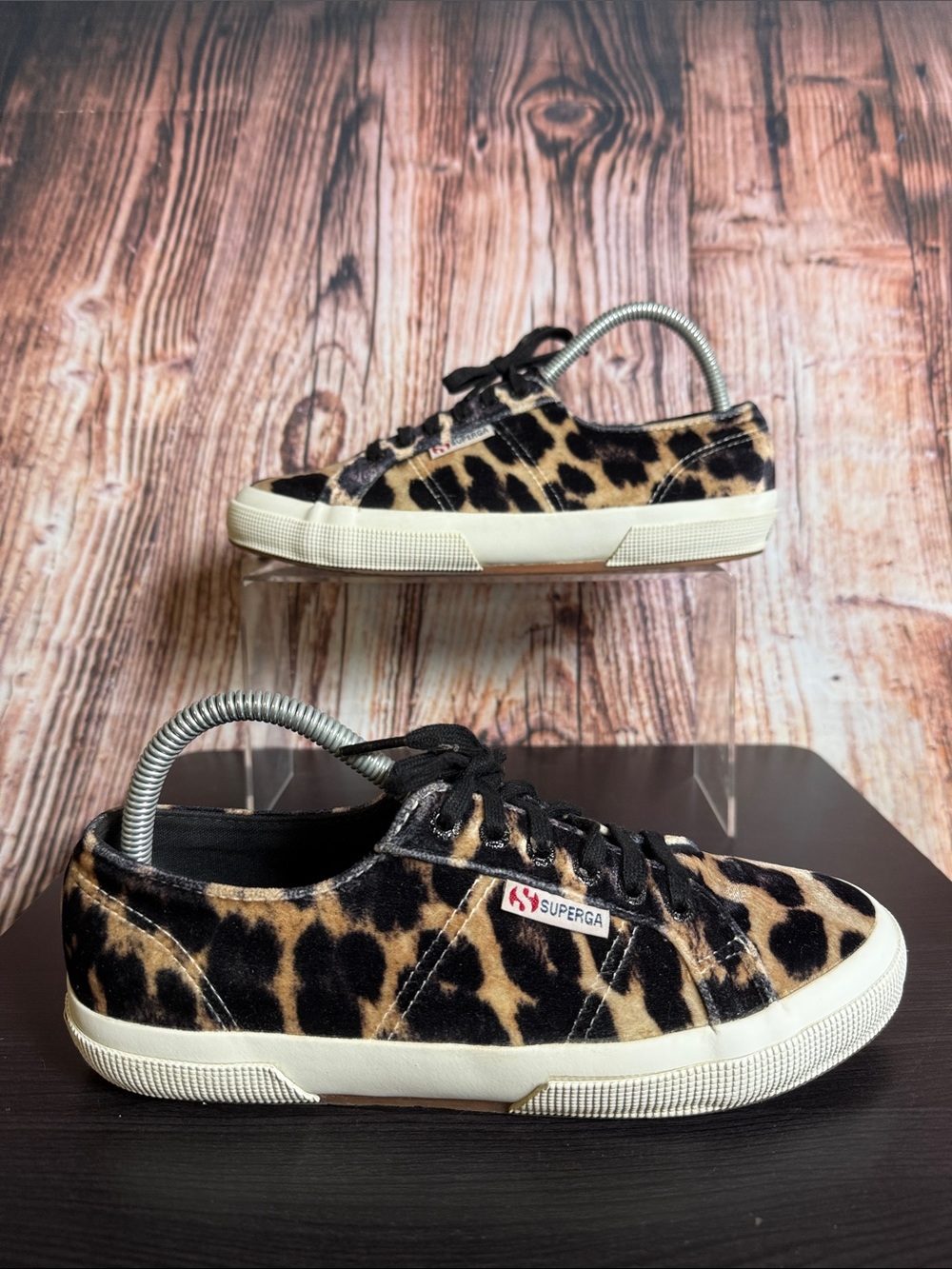 Superga Leopard Print Sneakers Womens Sz 8.5